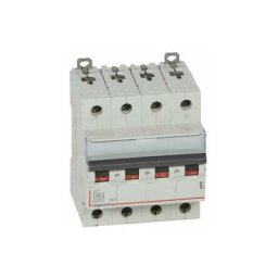 Disjoncteur 63a 10ka courbe d tétrapolaire Legrand dx3 vis / vis