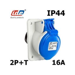 IDE - Prise cee à encastrer 2P+T 16A étanche IP44 ou IP67 - Étanche IP67 ou IP44 - IP67 - Socle de