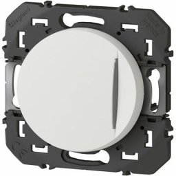 Legrand - Interrupteur ou va-et-vient - Voyant témoin Dooxie 10A 250V - Blanc