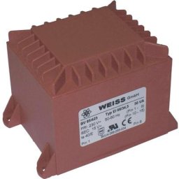 85/423 Transformateur pour circuits imprimés 1 x 230 v 1 x 15 v/ac 50 va 3.34 a - Weiss