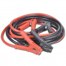Câble de démarrage 2 pcs 1800 a Vidaxl Noir