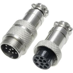 453568 Connecteur rond mâle, Femelle Nombre total de pôles: 10 1 set D733682