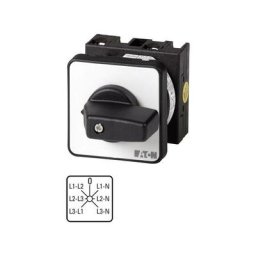 Commutateur à cames Eaton Eaton Moeller, 7 contacts , Tripolaire, 20A ( Prix pour 1 )