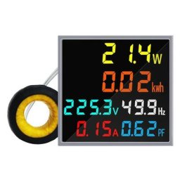 One Piece Mini ac Compteur Voltmètre Ampèremètre Wattmètre Testeur de Fréquence Écran lcd hd