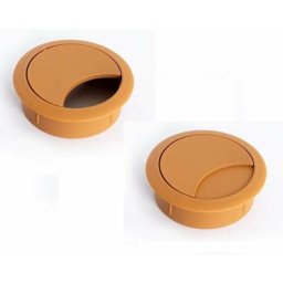 2x passe câble bureau table fil diamètre 58mm encastrable cordon prise ordinateur écran accessoire