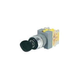 Tru Components - 704495 Y090-A-11Y/23 Commutateur à clé 250 v/ac 5 a 1 x Off/(On) 1 x 90 ° IP40 1