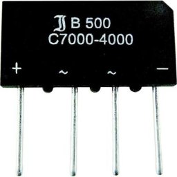 Diotec - B250C5000A Pont redresseur SIL-4 600 v 5 a Monophasé S79038