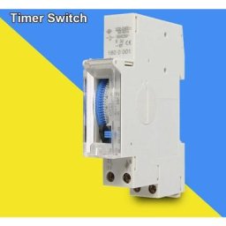 Relais de commutateur de minuterie de Rail Din Programmable mécanique de 24 heures 220V ac 16A