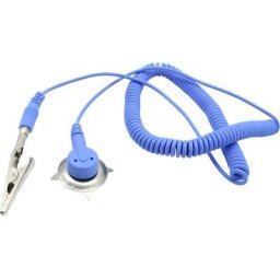 Câble de mise à la terre antistatique (esd) 1.80 m borne, Pression mâle 10 mm, connecteur mâle,