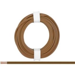 218-88 Fil de câblage 2 x 0.14 mm² marron 5 m Y067001