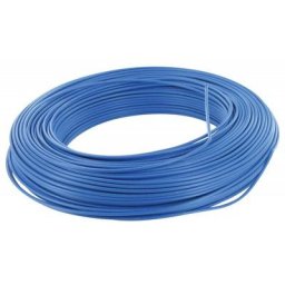 Câble d'installation H07V-U 10m 2.5mm² bleu avec isolant en pvc - fils & câbles - 60101025B - Bleu