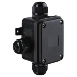 Paulmann - Boîte de connexion x3 IP68 Noir pour diamètre de câble jusqu'à 15mm