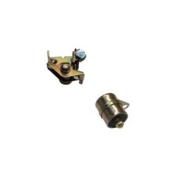 Kit allumage compatible avec Peugeot 103 : condensateur à visser+ rupteur vis platinées moto