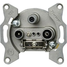 Kopp 1 pièce Insert Prise TV, radio, SAT gris 916400181 - gris