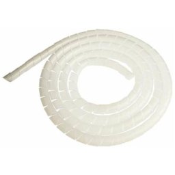 Gaine spiralée diamètre 7,6mm x 10mm longueur 3m spirale plastique transparente protection câble