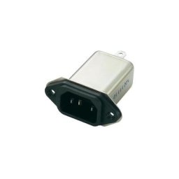 Filtre dalimentation Yunpen 700174 avec connecteur femelle pour appareil 250 v/ac 10 a 0.3 mH (l x