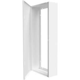 Coffret d'habillage Atole 13 modules en acier blanc - h. utile : 730 mm