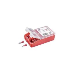 Tru Components - TC-6646608 Assortiment de cosses à sertir 0.50 mm² 1.50 mm² rouge 140 pc(s) - rouge