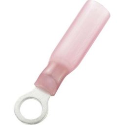 Tru Components - 739250 Cosse à oeillet avec gaine thermorétractable Section max.=1.50 mm² ø du