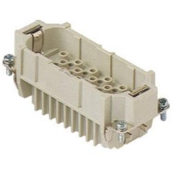 Insert mâle - a sertir - 40p+t - 10a - 250v - gabarit 77.27 Ilme cdm40