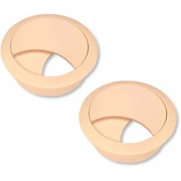 2x passe câble bureau table fil diamètre 58mm encastrable cordon prise ordinateur écran accessoire