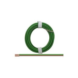 Donau Elektronik 318-5 Fil de câblage 3 x 0.14 mm² vert, marron, blanc 5 m
