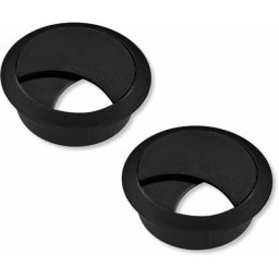 2x passe câble bureau table fil diamètre 58mm encastrable cordon prise ordinateur écran accessoire