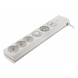 Multiprise parafoudre 4 prises 16A + 2 usb