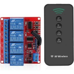 4 Canaux Commutateur de Commande à Distance Sans Fil Module Intelligent Apprentissage Module de