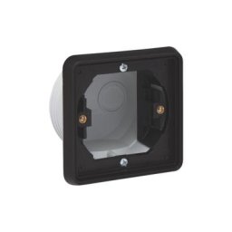 Boîte d encastrement hydro Niko tanche à l eau multimatériaux noir 761-73000
