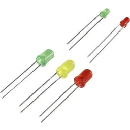 Assortiment de LEDs 3 mm, 5 mm Tru Components VK-84523 1565565 vert, rouge, jaune rond 1 set