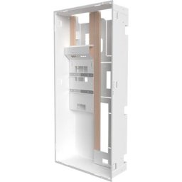 Atole - Bac d'encastrement pour gtl en acier blanc 2 Travées 13 modules h. 1105 mm