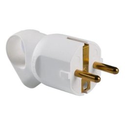 Prise avec anneau de traction pour usage professionnel, 3680 w, 230 v, White Legrand 050190 - Fiche
