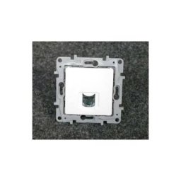 Legrand - Prise reseau RJ45 CAT5 ftp blanc pur encastré avec support sans plaque niloe