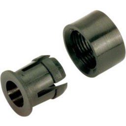 Support de led Kingbright RTC-52-VE100 plastique Adapté pour (led) led 5 mm Snap-In 100 pc(s) - noir