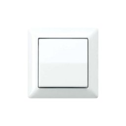 Jung simple Insert Bouton-poussoir blanc-alpin AS590WW - blanc-alpin