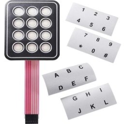 Clavier à membrane APEM AC3534 autocollant, avec bande de repérage matrice 3 x 4 1 pc(s) D76037