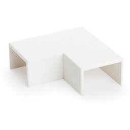 Obo Bettermann - Angle plat ax 22x10mm blanc pour moulure Axis mini 6133983