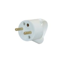 Legrand - annela fiche mâle 16A avec terre et serre-câble blanc - 050420