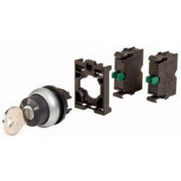 110919 M22-WS3-2K10-BVP Interrupteur à clé collerette plastique clé noir 1 pc(s) - Eaton