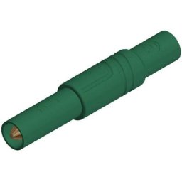 Fiche banane mâle de sécurité ø de la broche: 4 mm Sks Hirschmann las s g 934097104 vert 1 pc(s)