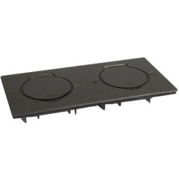 Réceptacle - pour prise de sol - rectangle - acier brossé Legrand 089752 - Acier inoxydable