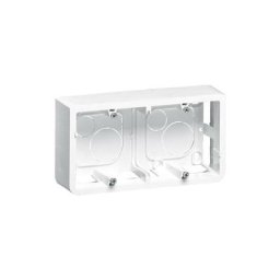 Cadre saillie profondeur 40mm Mosaic pour 4 , 5 ou 2x2 modules horizontal et support référence