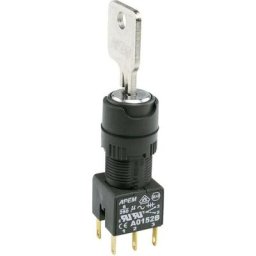 Apem - A018323 A018323 Commutateur à clé 1 x 90 ° 1 pc(s)