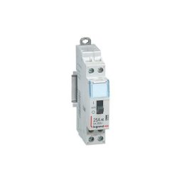 Contacteur domestique CX³ silencieux bobine 230V~ - 2P 250V~ - 25A - contact 2F - 1 module -412501