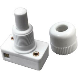 OMEG B2OOSLSLW6LW B2OOSLSLW6LW Interrupteur à pression 250 V/AC 1 A 2 x On/Off à accrochage (L x l)