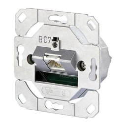Prise réseau montage apparent (en saillie) insert cat 6 1 port Metz Connect 1307371200-I métal