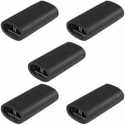 Cyclingcolors - 5x Connecteur cosse ronde 4,7mm lucas caoutchouc insert laiton double femelle 2
