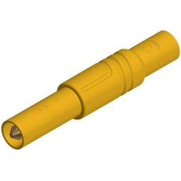 Fiche banane mâle de sécurité ø de la broche: 4 mm Sks Hirschmann las s g 934097103 jaune 1 pc(s)