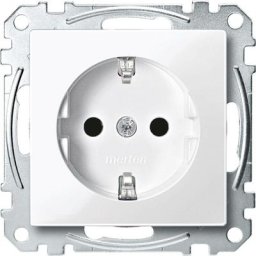 Prise de courant System m blanc polaire MEG2300-0319 - Merten